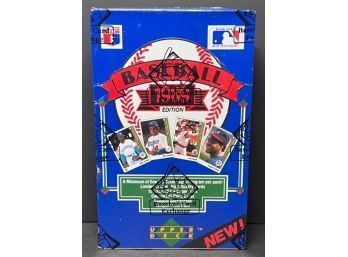 1989 UPPER DECK COLLECTORS CHOICE LOW SERIES BASEBALL BOX BBCE AUTHENTICATED Factory Sealed ~ Unopened