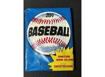 1980 O-Pee-Chee Baseball Wax Pack Factory Sealed ~ Unopened
