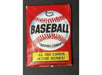 1974 TOPPS BASEBALL 2 CARD FUN WAX Pack Factory Sealed ~ Unopened
