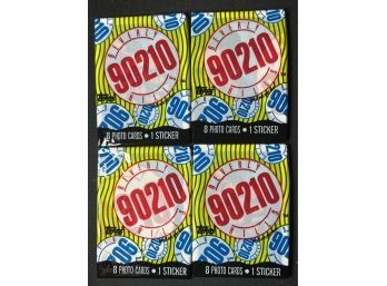 Lot Of 4 ~ 1991 Beverly Hills 90210 Trading Card Packs Factory Sealed ~ Unopened