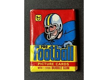 1978 Topps Football Wax Pack Factory Sealed ~ Unopened