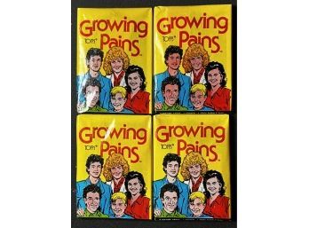 Lot Of 4 ~ 1988 Topps Growing Pains Trading Card Packs Factory Sealed ~ Unopened