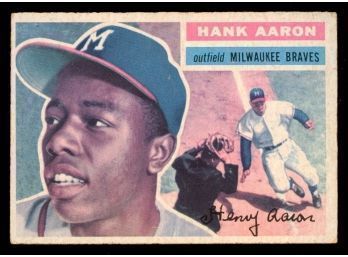 1956 Topps Baseball #31 Hank Aaron