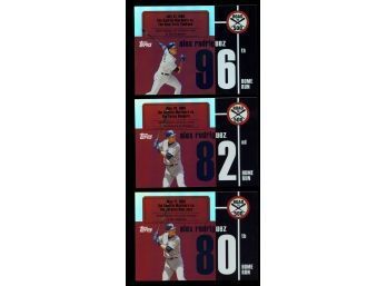 Lot Of 3 ~ 2007 Topps Road To 500 HR Alex Rodriguez