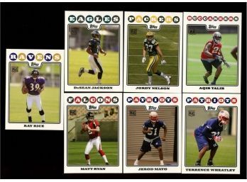 Lot Of 7 ~ 2008 Topps Football Rookie Cards