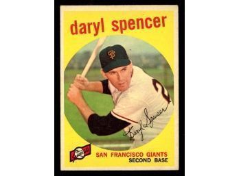 1959 Topps Baseball #443 Daryl Spencer