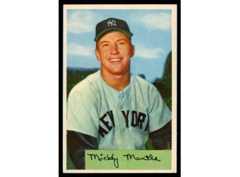 1954 Bowman Mickey Mantle #65 - Yankees