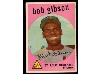 1959 TOPPS BASEBALL #514 BOB GIBSON Rookie Card