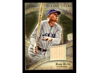 2014 TOPPS FIVE STAR BABE RUTH BAT RELIC #D 14/25