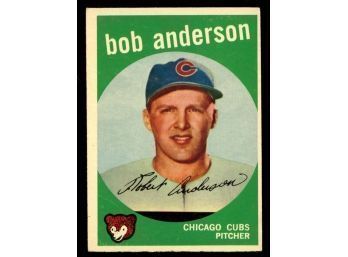 1959 Topps Baseball #447 Bob Anderson