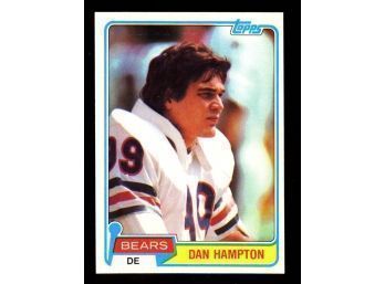 1981 Topps Football Dan Hampton Rookie Card NM