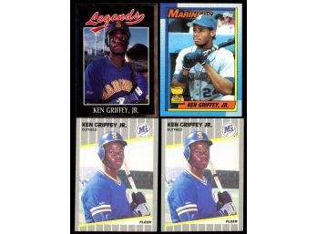 Lot Of  4 Ken Griffey Jrs With 3 Rookies