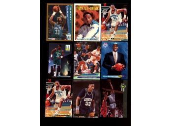 Lot Of 9 ALONXO MOURNING ROOKIE CARDS