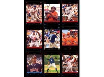 Lot Of 9 ~ 2008 Topps Baseball Rookies And Stars