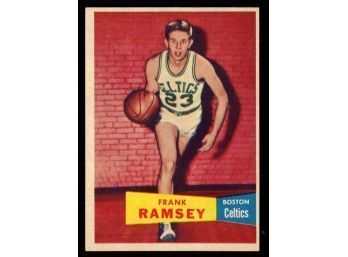 1957 Topps Basketball #15 FRANK RAMSEY Rookie Card ~ First Topps Basketball