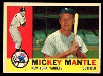 1960 Topps Baseball #350 Mickey Mantle