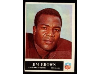 1965 Philadelphia Football #31 Jim Brown