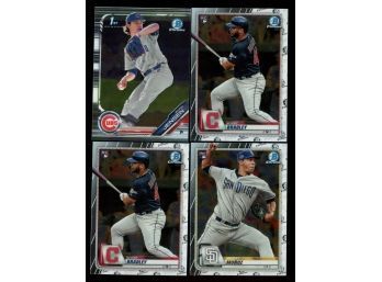 Lot Of 4 ~ BOWMAN CHROME ROOKIE CARDS