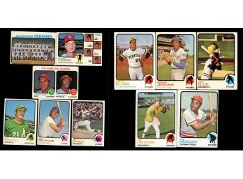 1973 Topps Baseball Lot Of 11