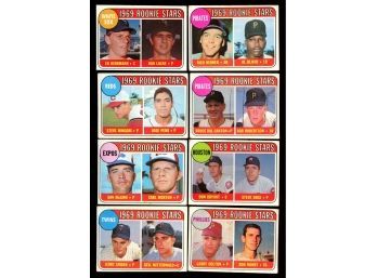Lot Of 8 ~ 1969 Topps Baseball Rookies