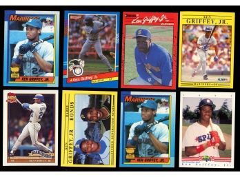 Ken Griffey Jr Lot Of 8 With Rookies