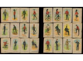 Late 1880'S Tobacco Flags Of The World Lot Of 18