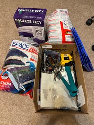 Space Saver Bags With Hand Tools Household Items