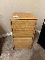 Filing Cabinet Wood Two Drawers A