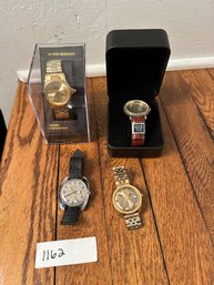 Watch Lot Of Four Watches Analog Silver Gold