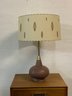 Cool Mid Century Spiral Table Lamp With Awesome Shade