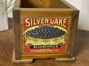 Silver Lake Blueberry Crate Appears Original With Little Feet Added