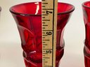 Four Fabulous Red Drinking Glasses