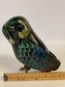 Bird Figurine With Brass Feet