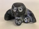 Pearlite Stonecraft Carved Owl