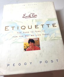 Emily Posts Book Of Etiquette 16th Edition Copyright 1997