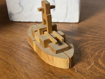 Little Boat Wooden Puzzel