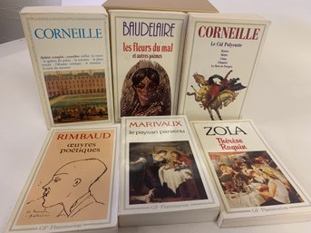 Set Of 6 Books In French Lot #12