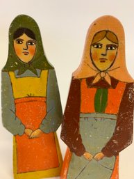Baltic Hand-painted Wooden Figurines