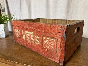Vintage Ness Soda Crate