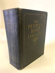 Antique The Peoples Home Library Book 3 In 1 Medical Animal Food