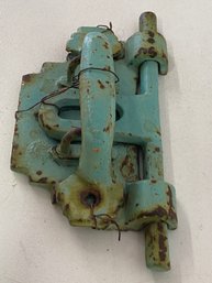 Painted Vintage Hasp About 7 Inches Long