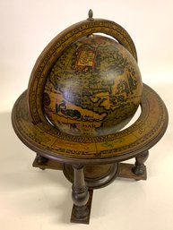 Old World Astrology Globe Desktop Made In Italy