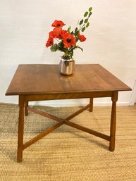 Nice Size Wooden Dining Or Craft Table. 29x39x29 Inches