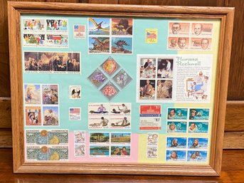 Framed US Stamps Collection #4