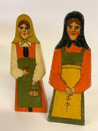 Baltic Hand Painted Wooden Figurines