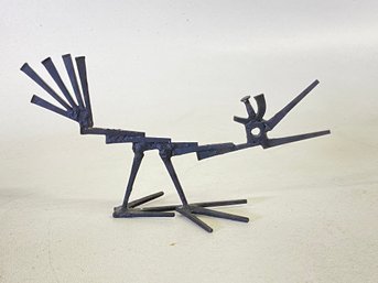 Rad Road Runner Made Out Of Horseshoe Nails