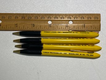 4 Vintage Tower Trucking Mechanical Pencils