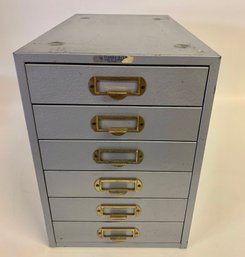 Vintage 6 Drawer Metal Cabinet