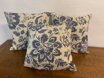Pottery Barn Throw Pillows Set Of Three Approx. 13