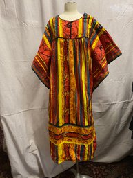 XL Cotton Kaftan With Bright Colors